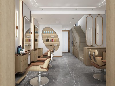 现代理发店3D模型下载